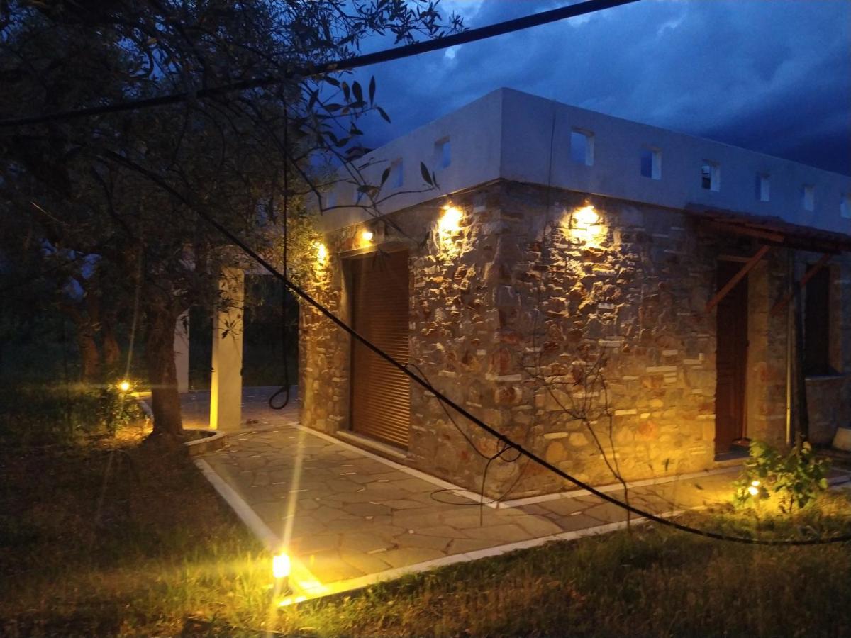 Elea Stone Houses In Organic Quiet Olive Grove, Prinos, Thassos Exteriér fotografie