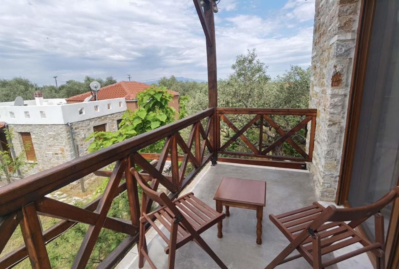 Elea Stone Houses In Organic Quiet Olive Grove, Prinos, Thassos Exteriér fotografie