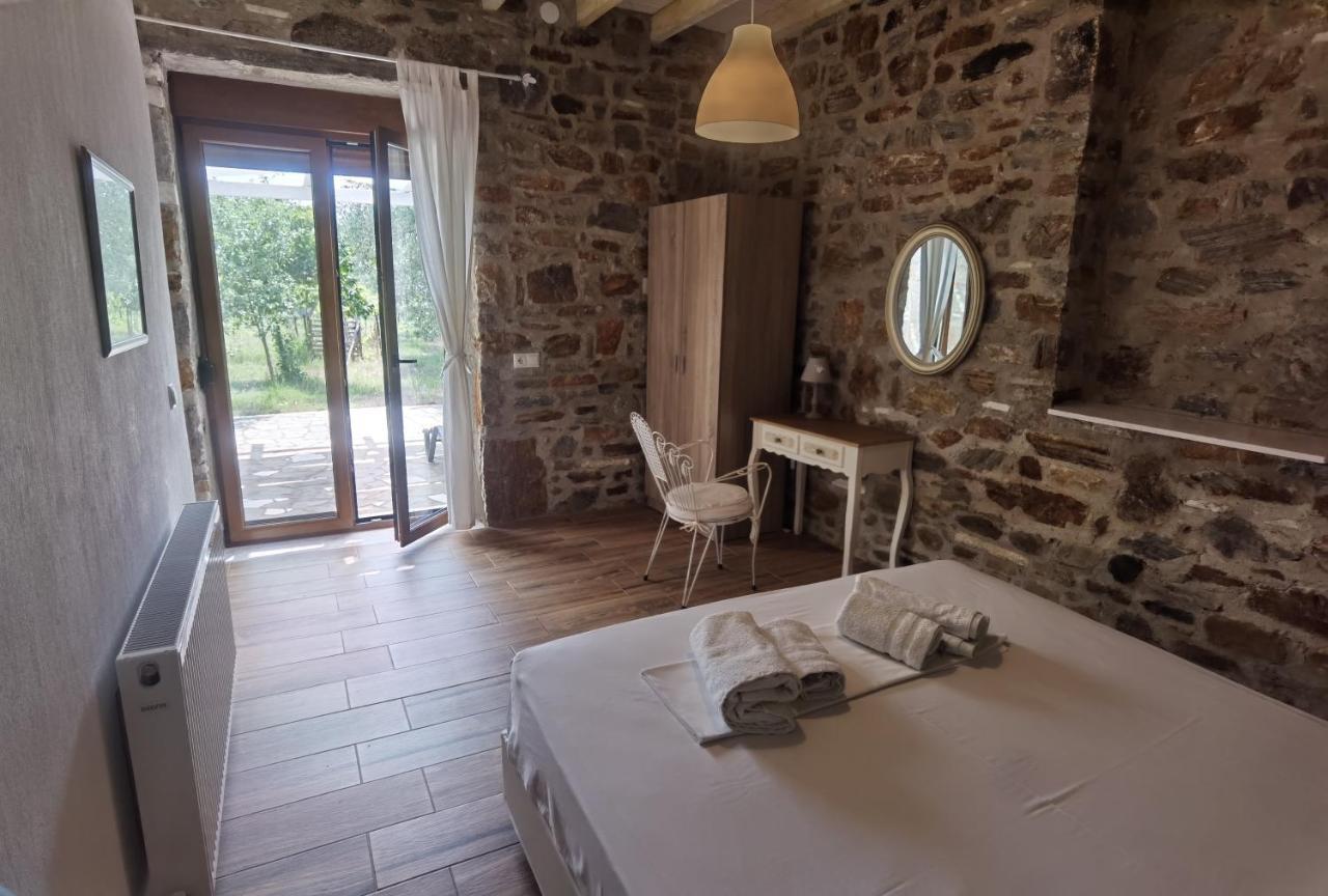 Elea Stone Houses In Organic Quiet Olive Grove, Prinos, Thassos Exteriér fotografie