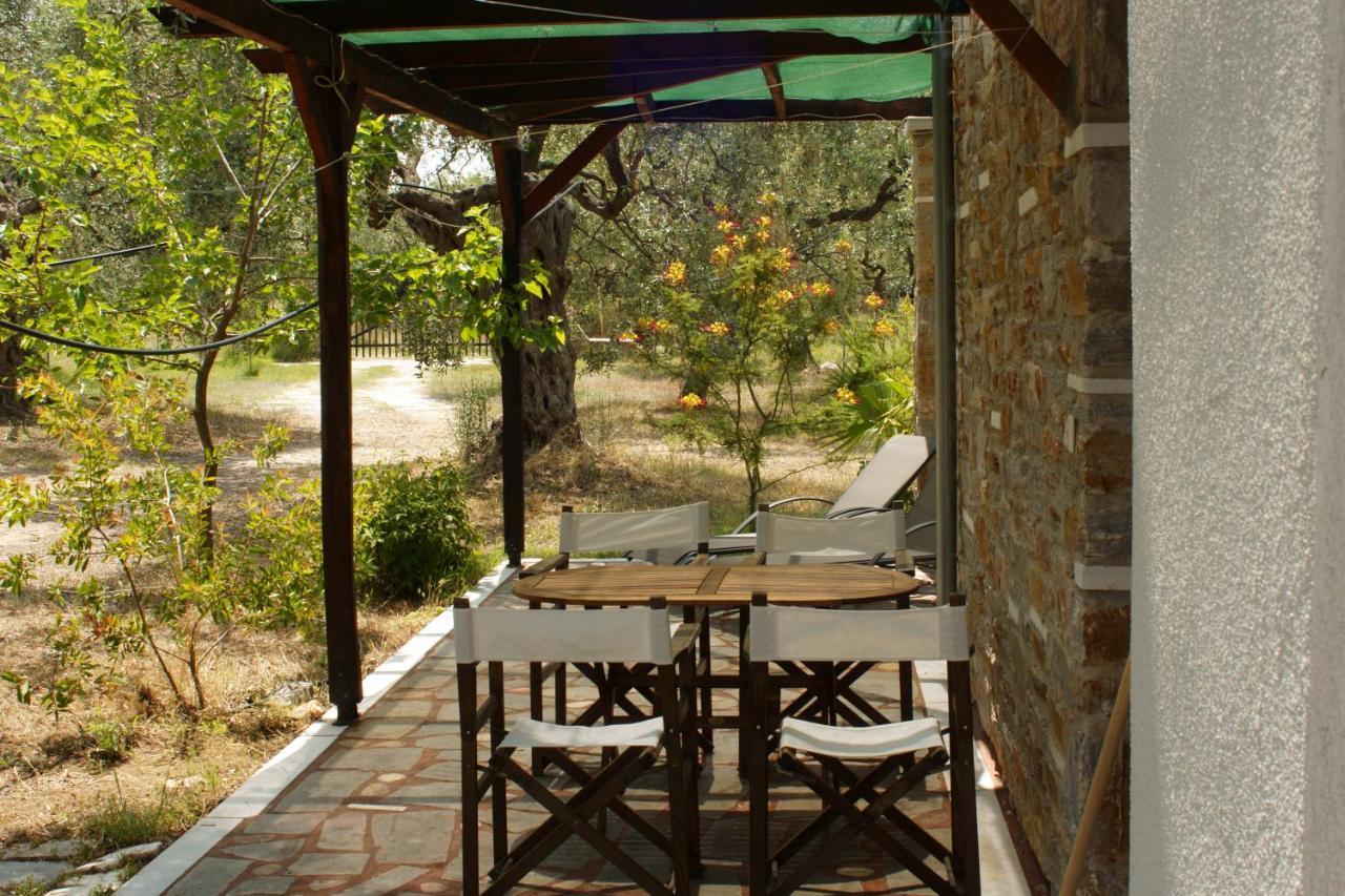 Elea Stone Houses In Organic Quiet Olive Grove, Prinos, Thassos Exteriér fotografie