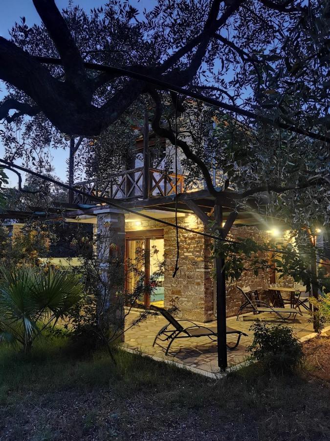 Elea Stone Houses In Organic Quiet Olive Grove, Prinos, Thassos Exteriér fotografie