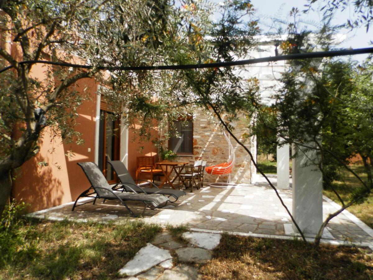 Elea Stone Houses In Organic Quiet Olive Grove, Prinos, Thassos Exteriér fotografie