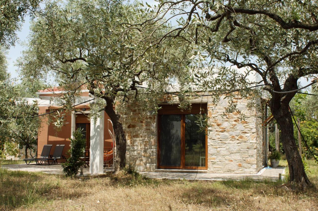 Elea Stone Houses In Organic Quiet Olive Grove, Prinos, Thassos Exteriér fotografie