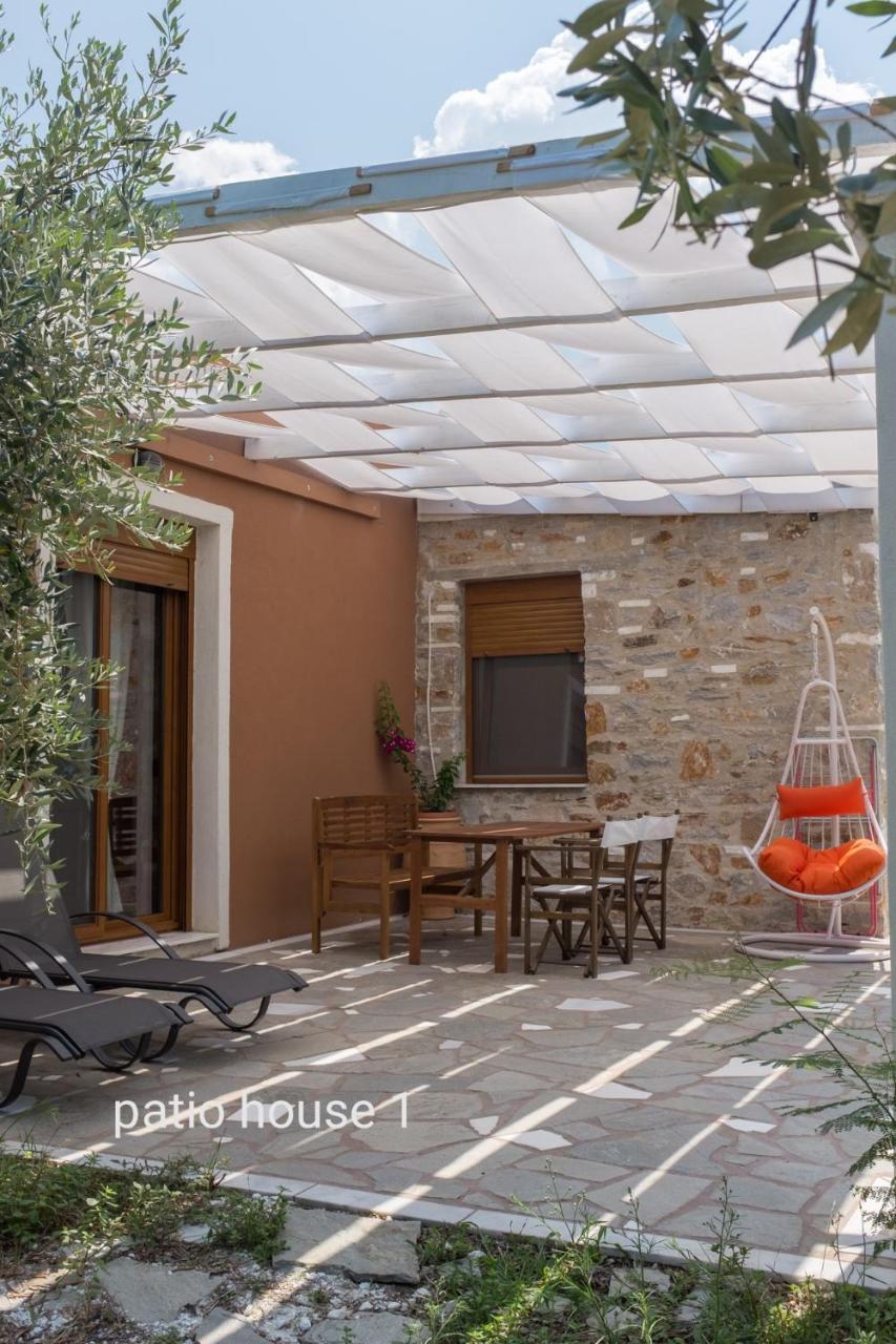 Elea Stone Houses In Organic Quiet Olive Grove, Prinos, Thassos Exteriér fotografie